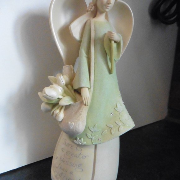 Enesco Foundations - Friend Angel Stone Resin Figurine - Picture 6 of 8
